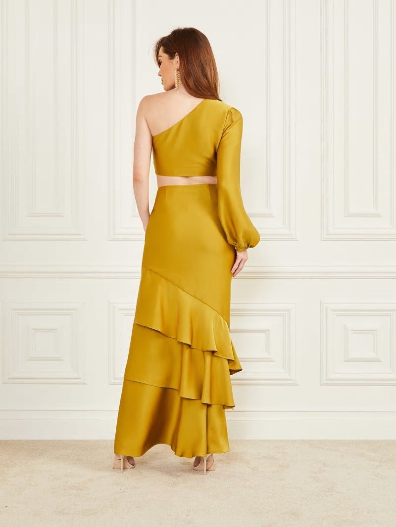 Guess Jaime Cutout Dress - Green Envy Guess Jaime Cutout Dress - Green Envy
