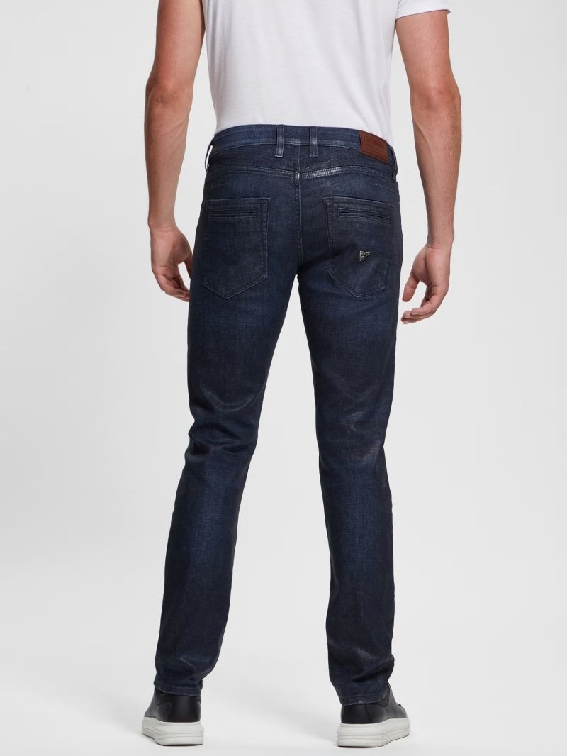 Guess Tapered Zip Pocket Jeans - Regency Blue Guess Tapered Zip Pocket Jeans - Regency Blue