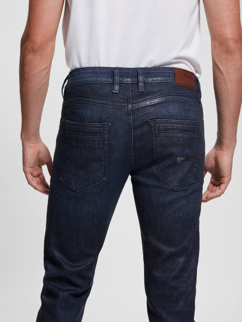 Guess Tapered Zip Pocket Jeans - Regency Blue Guess Tapered Zip Pocket Jeans - Regency Blue