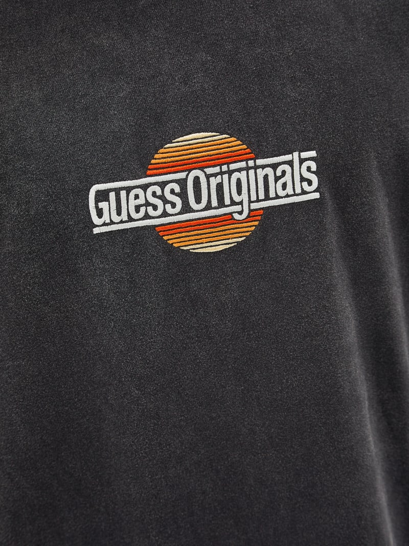 Guess GUESS Originals Eco Sunset Logo Tee - Black Guess GUESS Originals Eco Sunset Logo Tee - Black