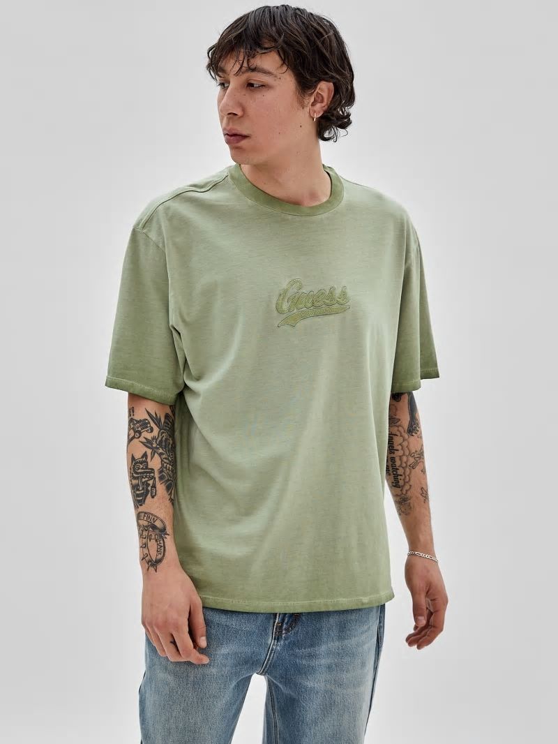 Guess GUESS Originals Icon Logo Tee - Dried Sage Multi Guess GUESS Originals Icon Logo Tee - Dried Sage Multi
