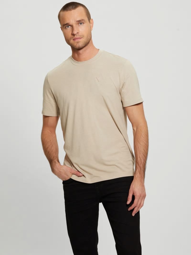 Guess Eco Hedley Tee - Pasadena Stone Guess Eco Hedley Tee - Pasadena Stone