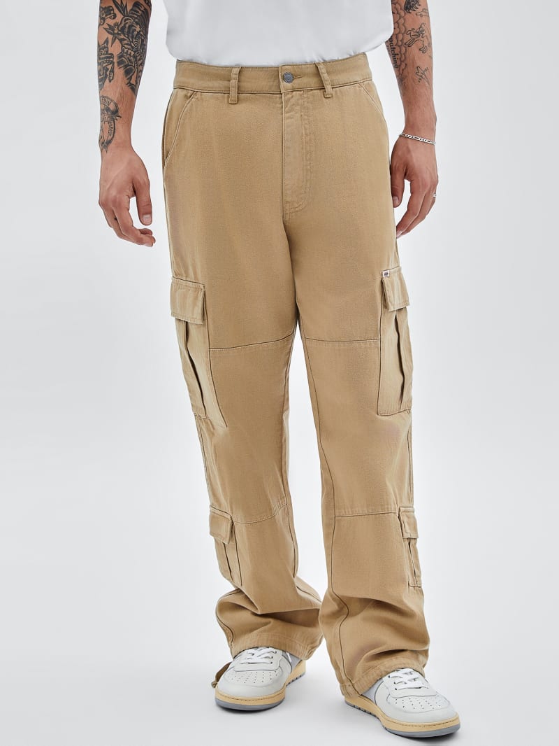 Guess GUESS Originals Cargo Pants - Tan Guess GUESS Originals Cargo Pants - Tan