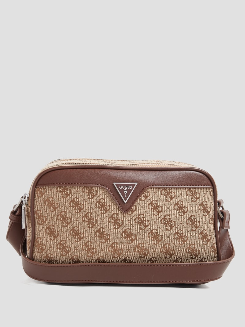 Guess Vezzola Jacquard Camera Bag - Bamboo Guess Vezzola Jacquard Camera Bag - Bamboo