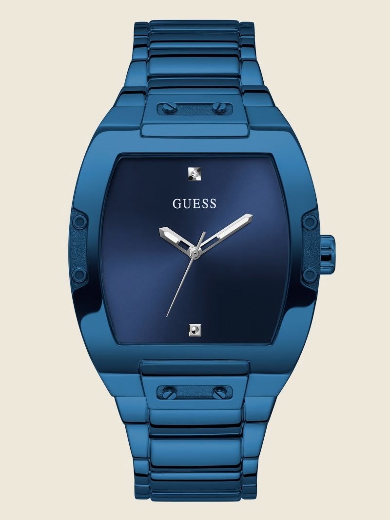 Guess Blue and Diamond Analog Watch - Rose Gold Guess Blue and Diamond Analog Watch - Rose Gold