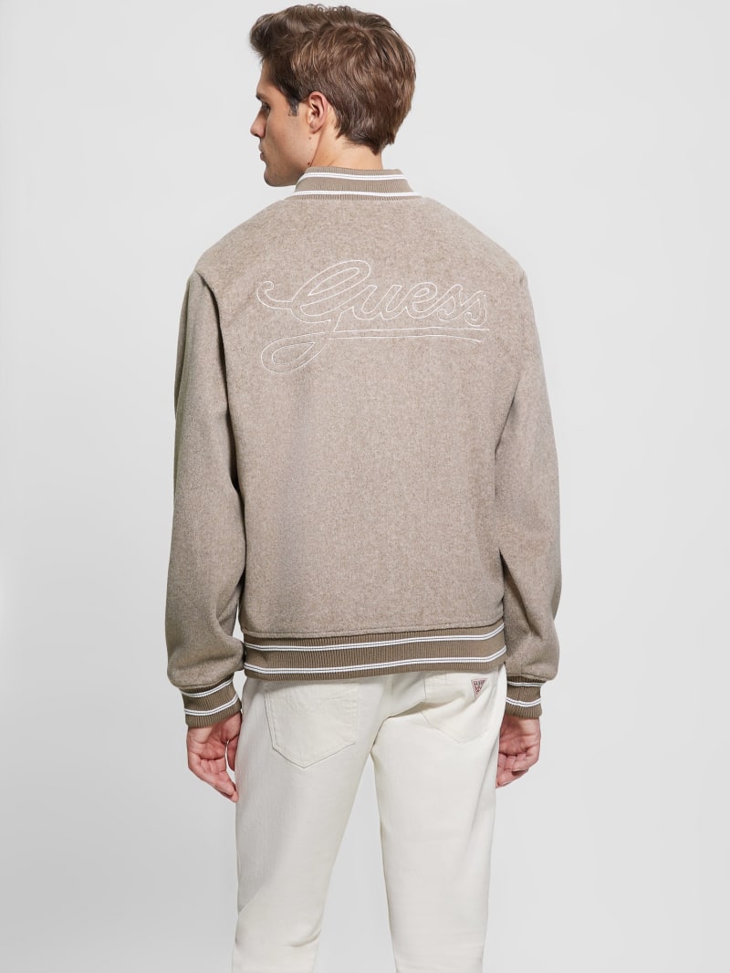 Guess Eco Flight Jacket - Silk Taupe Multi Guess Eco Flight Jacket - Silk Taupe Multi