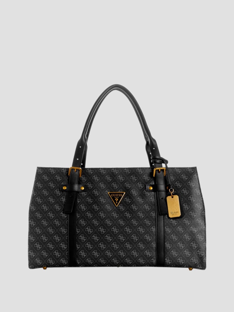 Guess Jesco Weekender Duffle Bag - Coal Multi Guess Jesco Weekender Duffle Bag - Coal Multi