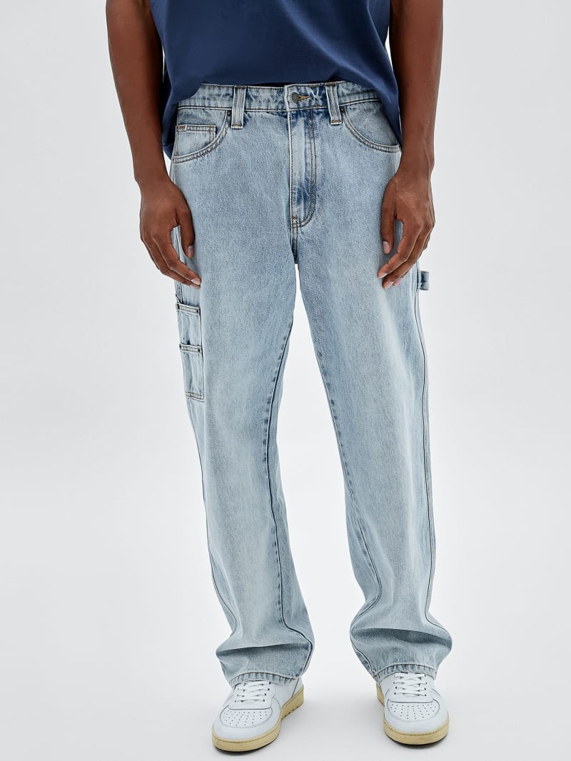Guess GUESS Originals Kit Carpenter Jeans - Go Crest Lt Wash Guess GUESS Originals Kit Carpenter Jeans - Go Crest Lt Wash