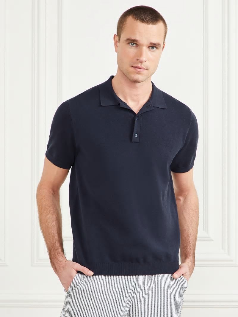 Guess Formal Performance Polo - Bleu &eacute;L&eacute;Gant