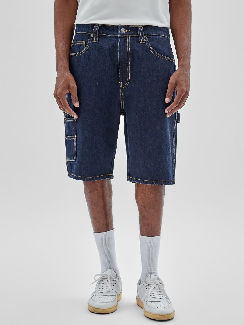 Guess GUESS Originals Denim Kit Carpenter Shorts - Go Vintage Dark Wash Guess GUESS Originals Denim Kit Carpenter Shorts - Go Vintage Dark Wash