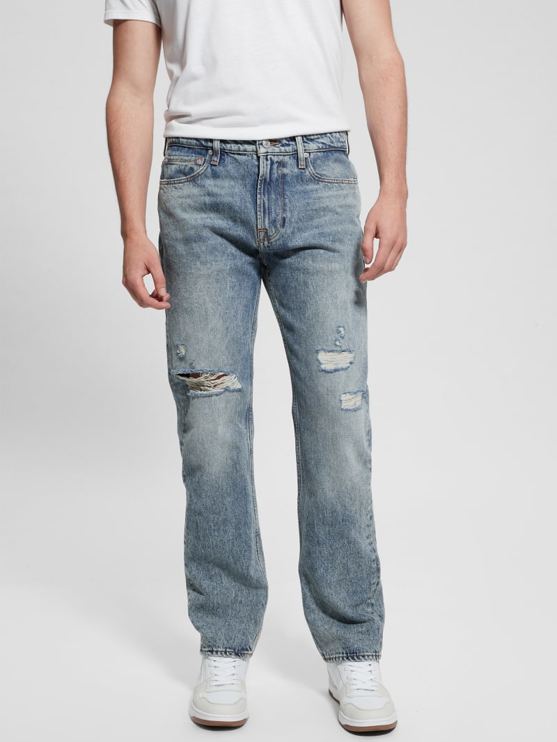 Guess Mason Destroyed Jeans - Skyline Guess Mason Destroyed Jeans - Skyline