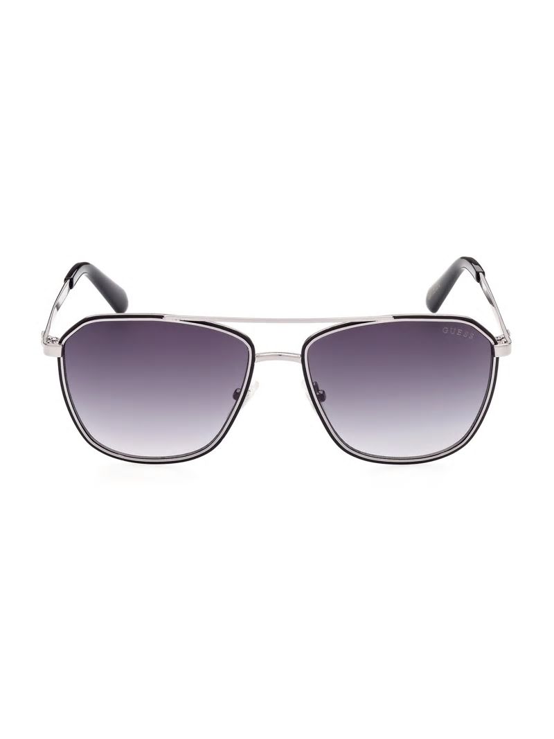 Guess Navigator Metal Sunglasses - 05b (Black) Guess Navigator Metal Sunglasses - 05b (Black)