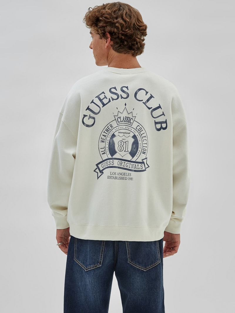 Guess GUESS Originals Varsity Crewneck - Sandy Shore Guess GUESS Originals Varsity Crewneck - Sandy Shore