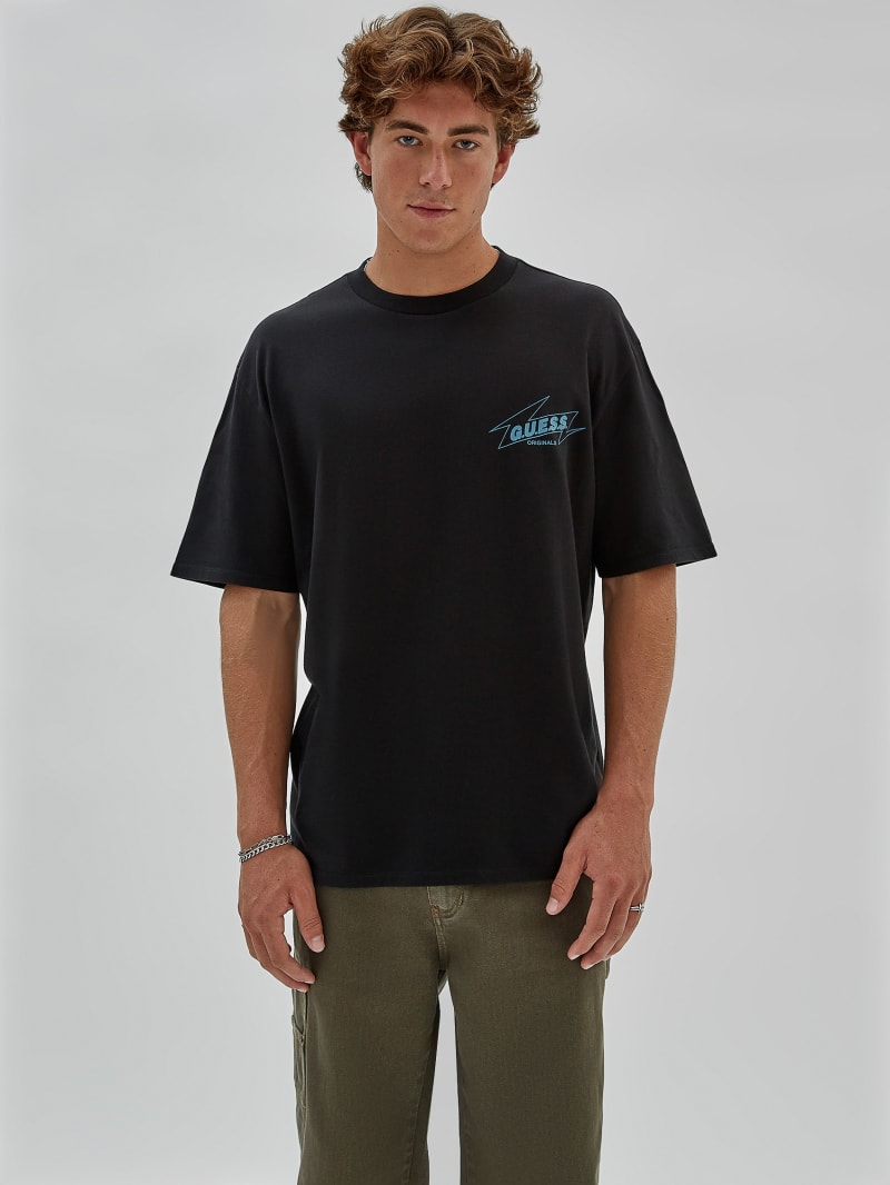 Guess GUESS Originals Eco Radio Tee - Black Guess GUESS Originals Eco Radio Tee - Black