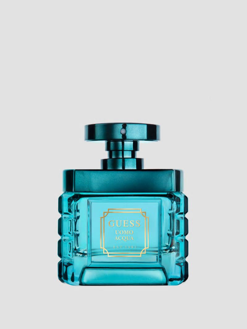 Guess GUESS Uomo Acqua Eau de Toilette, 1.7 oz - Silver/Navy Guess GUESS Uomo Acqua Eau de Toilette, 1.7 oz - Silver/Navy