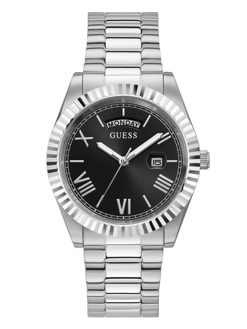 Guess Silver-Tone Analog Watch - Silver Guess Silver-Tone Analog Watch - Silver