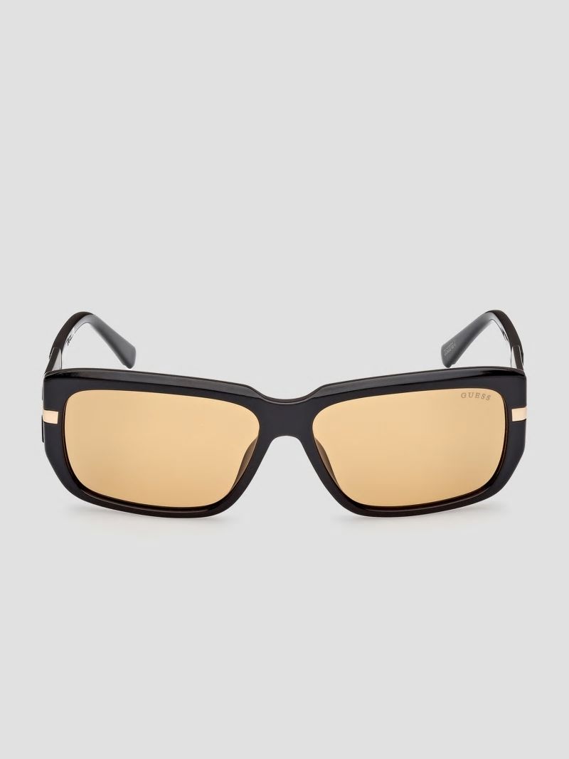 Guess Rectangle Sunglasses - Black Guess Rectangle Sunglasses - Black