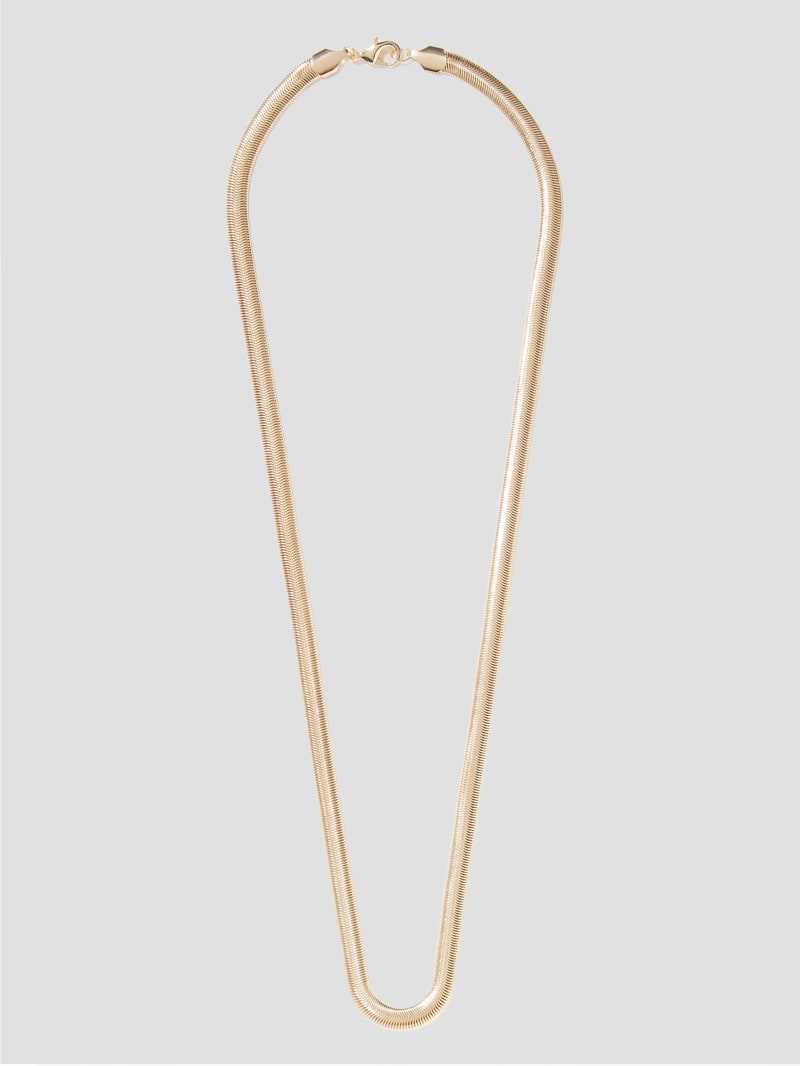 Guess Gold-Tone Snake Chain Necklace - Gold Guess Gold-Tone Snake Chain Necklace - Gold