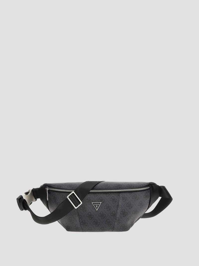 Guess Vezzola Eco Quattro G Bum Bag - Black Guess Vezzola Eco Quattro G Bum Bag - Black