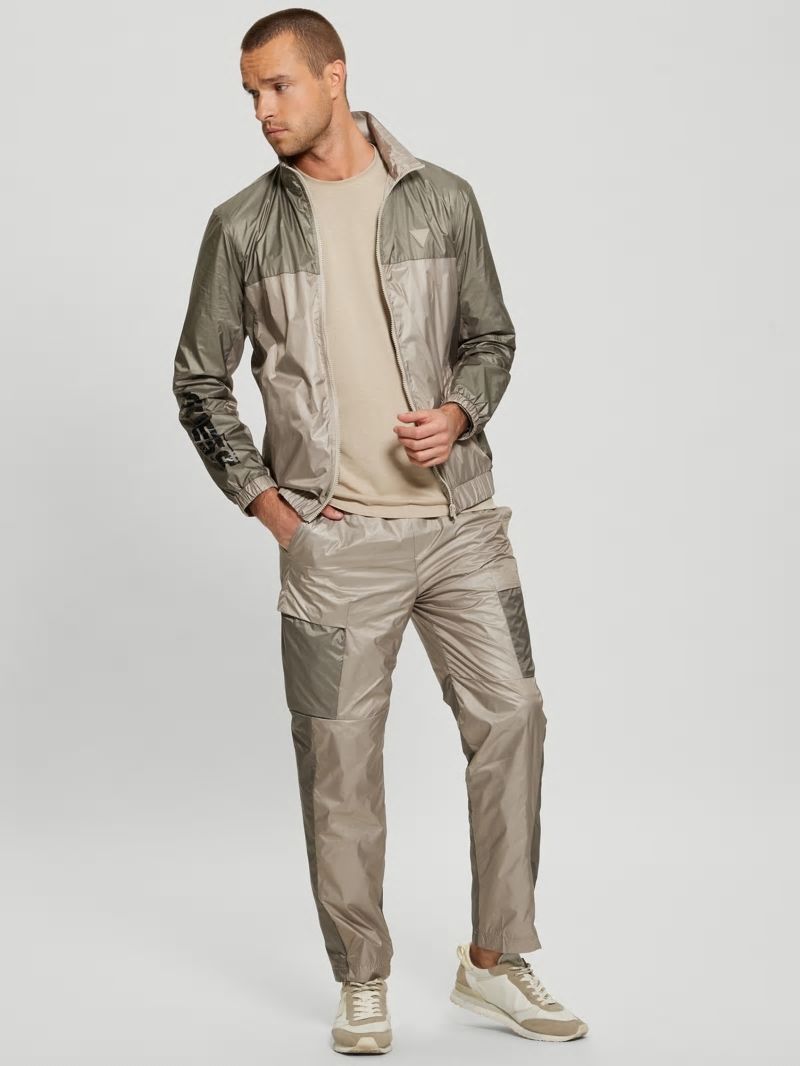 Guess Wilfred Pant - Pasadena With Green Block Guess Wilfred Pant - Pasadena With Green Block