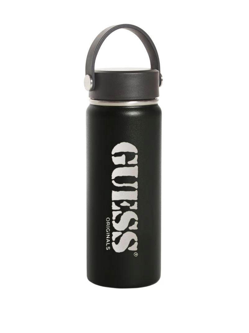 Guess GUESS Originals Logo Water Bottle - Black Guess GUESS Originals Logo Water Bottle - Black
