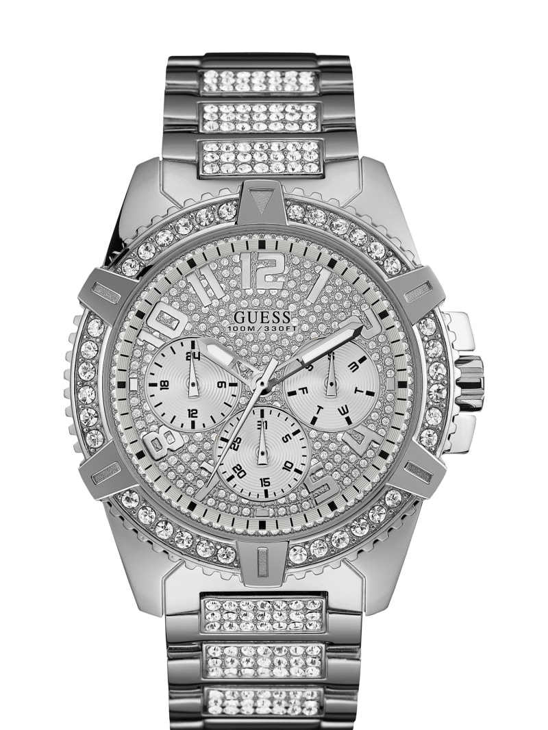 Guess Silver-Tone Multifunction Watch - Silver Guess Silver-Tone Multifunction Watch - Silver