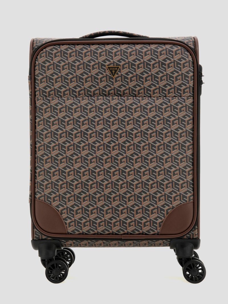 Guess Ederlo 4-Wheel Cabin Trolley Suitcase - Black Floral Print Guess Ederlo 4-Wheel Cabin Trolley Suitcase - Black Floral Print