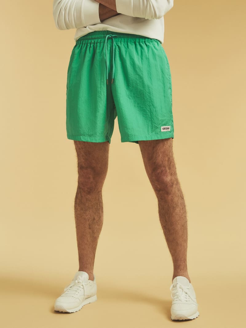 Guess GUESS Originals Kit Nylon Shorts - Rush Green Guess GUESS Originals Kit Nylon Shorts - Rush Green