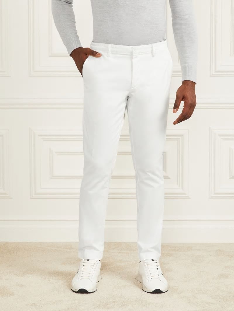 Guess Eco Hugh Easy Chino Pant - Spirit White Guess Eco Hugh Easy Chino Pant - Spirit White