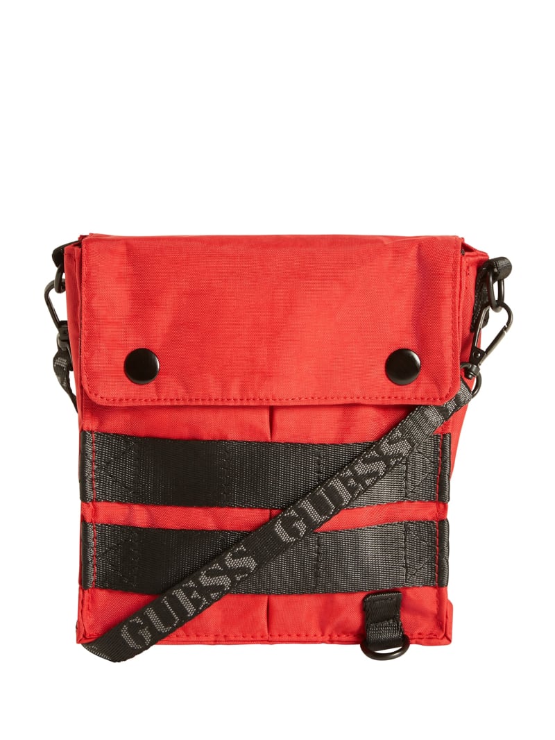 Guess GUESS Originals Nylon Utility Side Bag - Red Corvette Guess GUESS Originals Nylon Utility Side Bag - Red Corvette
