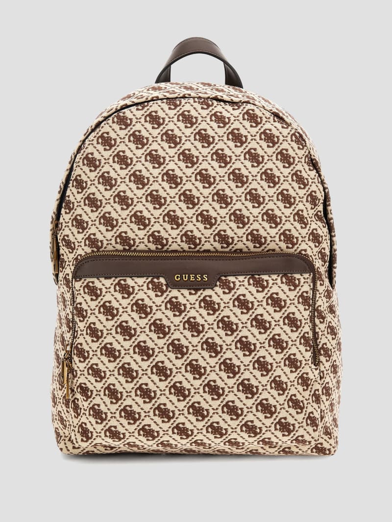 Guess Retro Compact Backpack - Brown Guess Retro Compact Backpack - Brown