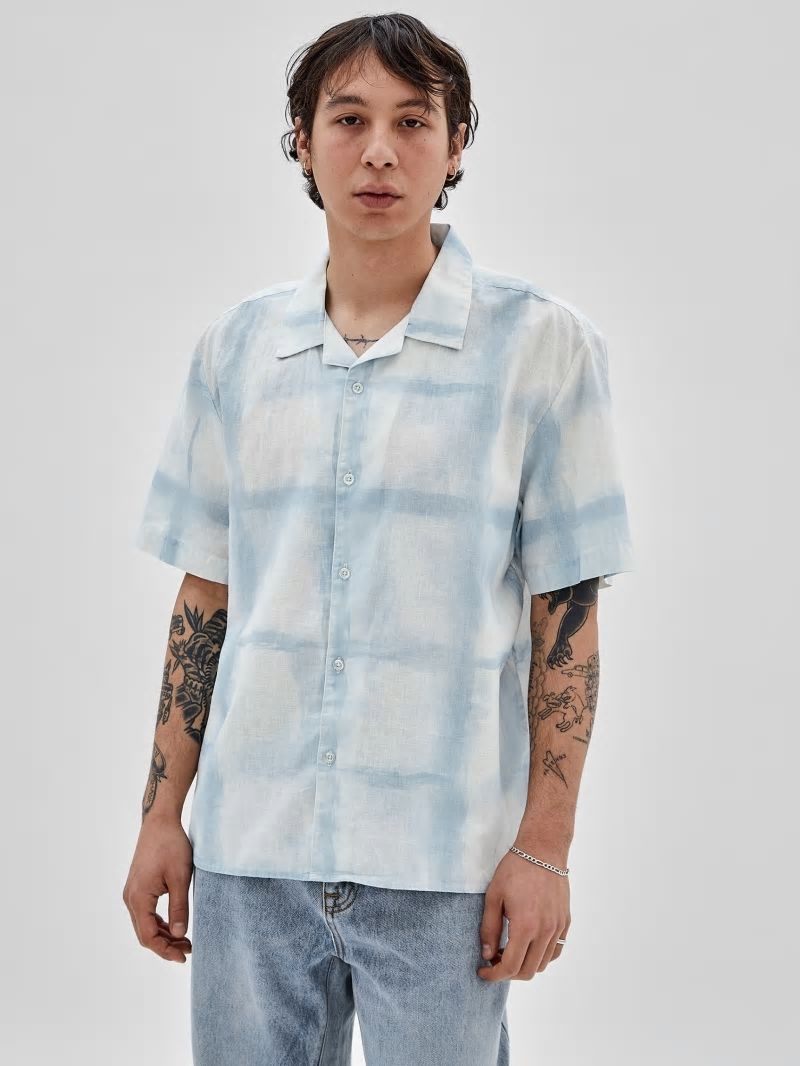 Guess GUESS Originals Painter Shirt - New Steel Multi Guess GUESS Originals Painter Shirt - New Steel Multi