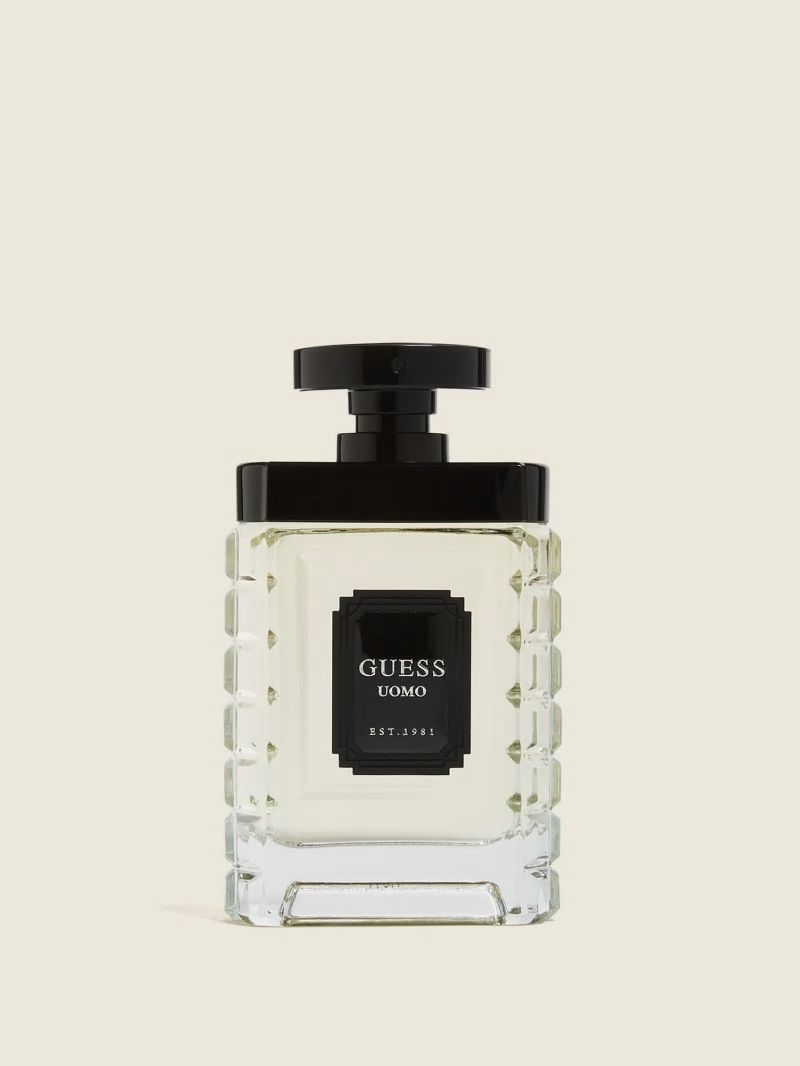 Guess GUESS UOMO Eau De Toilette 3.4 oz - Silver/Navy Guess GUESS UOMO Eau De Toilette 3.4 oz - Silver/Navy