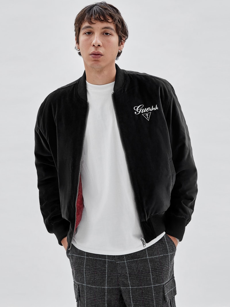 Guess GUESS Originals Reversible Flight Jacket - Black Guess GUESS Originals Reversible Flight Jacket - Black