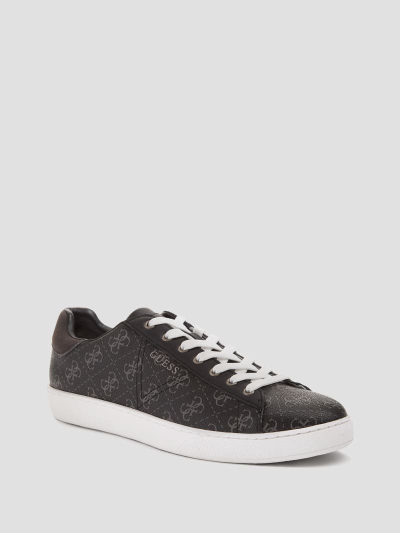 Guess Nola Quattro G Low-Top Sneakers - Black Patent Guess Nola Quattro G Low-Top Sneakers - Black Patent