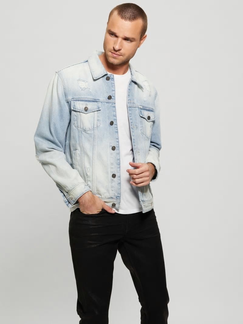 Guess Eco Dillon Jacket - Light Wash Guess Eco Dillon Jacket - Light Wash