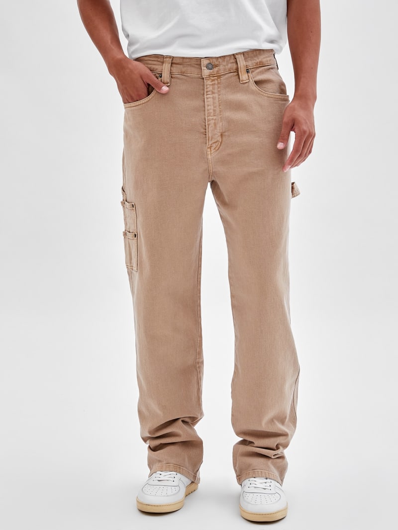 Guess GUESS Originals Kit Carpenter Jeans - Go Vintage Tan Wash Guess GUESS Originals Kit Carpenter Jeans - Go Vintage Tan Wash