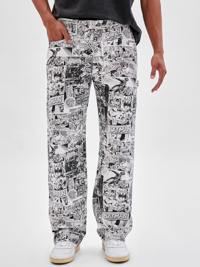 Guess GUESS Originals x Batman Storyboard Carpenter Jeans - Pure White Multi Guess GUESS Originals x Batman Storyboard Carpenter Jeans - Pure White Multi