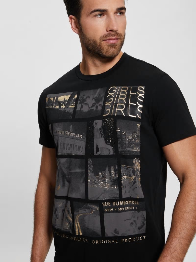 Guess LA Dreams Tee - Black Guess LA Dreams Tee - Black