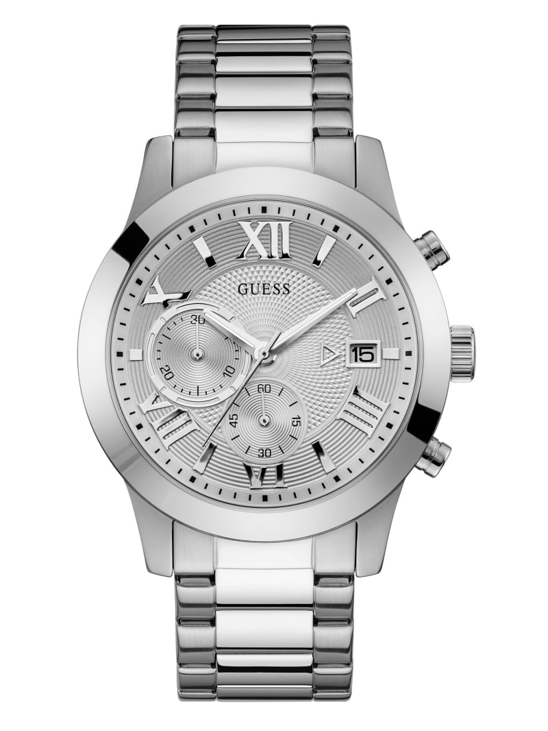 Guess Silver-Tone Classic Watch - No Color Guess Silver-Tone Classic Watch - No Color