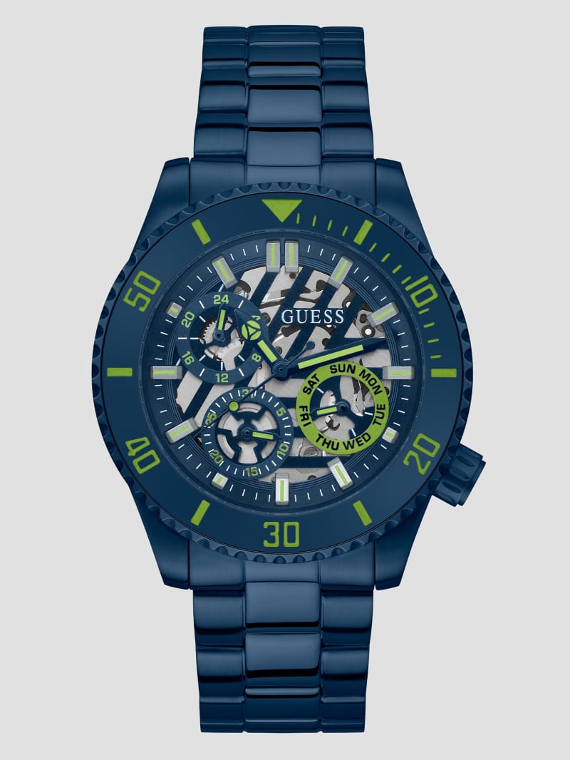 Guess Blue Multifunctional Watch - Rainbow Guess Blue Multifunctional Watch - Rainbow