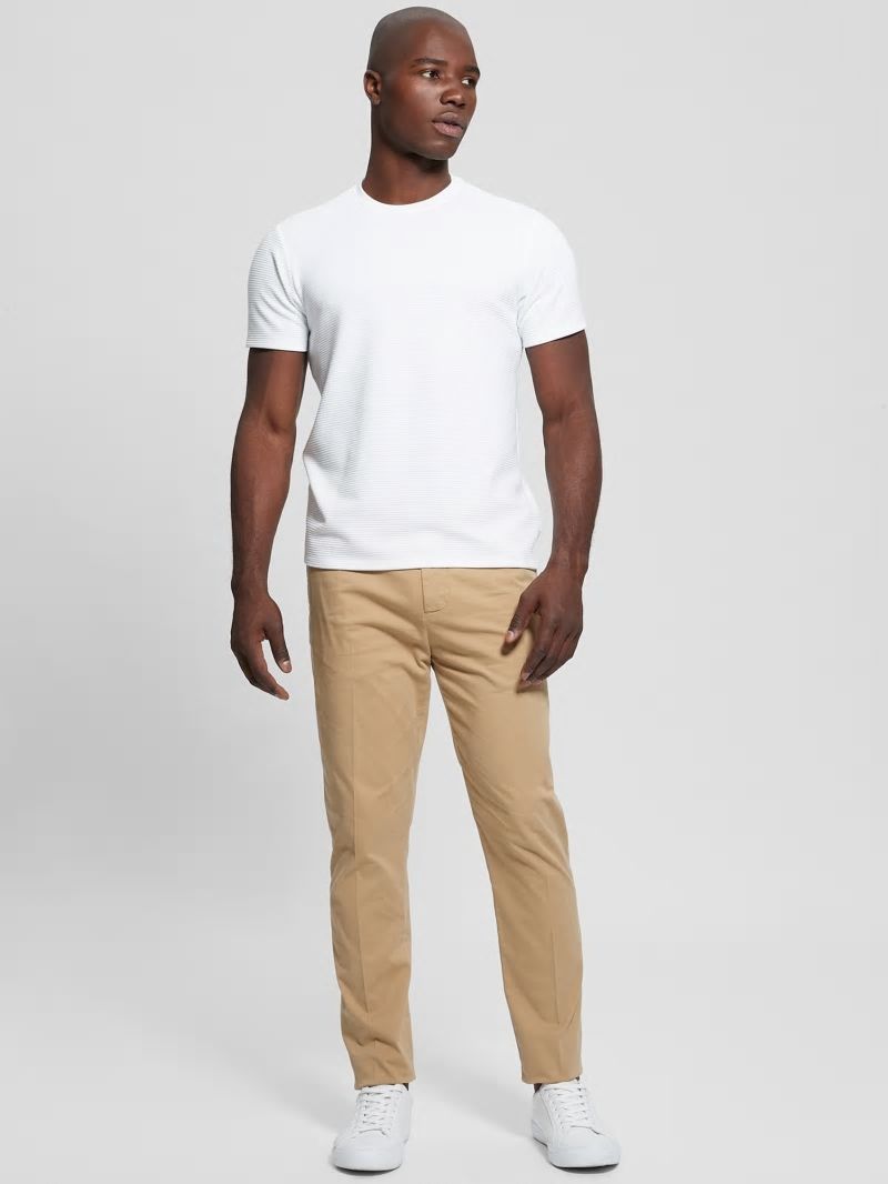 Guess Noah Straight Pants - Travertine Sand Guess Noah Straight Pants - Travertine Sand