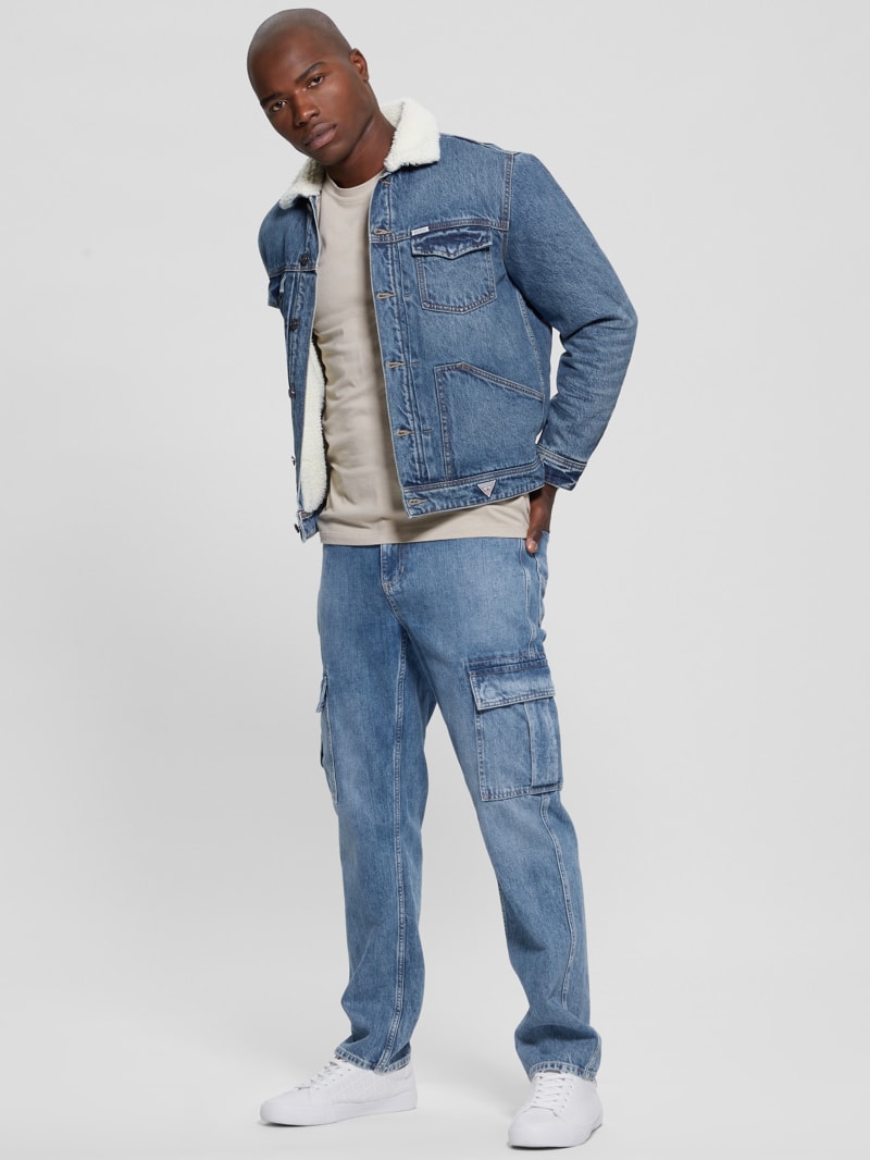 Guess Julianne Cargo Jeans - Light Wash Guess Julianne Cargo Jeans - Light Wash