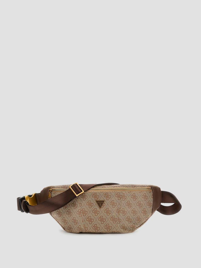 Guess Vezzola Eco Quattro G Bum Bag - Brown Guess Vezzola Eco Quattro G Bum Bag - Brown