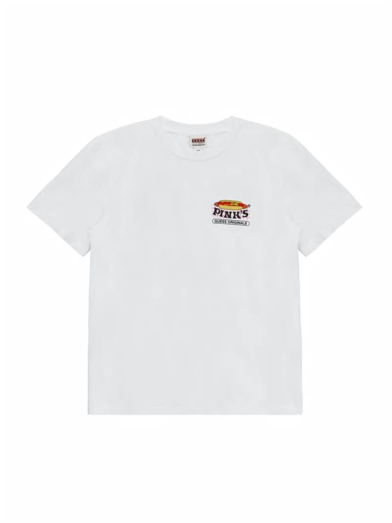 Guess GUESS Originals x Pink's Hot Dogs Tee - Pure White Guess GUESS Originals x Pink's Hot Dogs Tee - Pure White