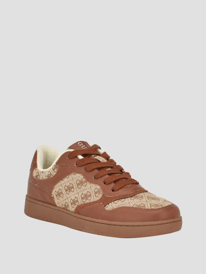 Guess Tippo Low-Top Sneakers - Medium Brown Guess Tippo Low-Top Sneakers - Medium Brown