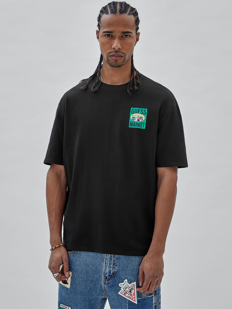 Guess GUESS Originals x Market Shop Tee - Black Guess GUESS Originals x Market Shop Tee - Black