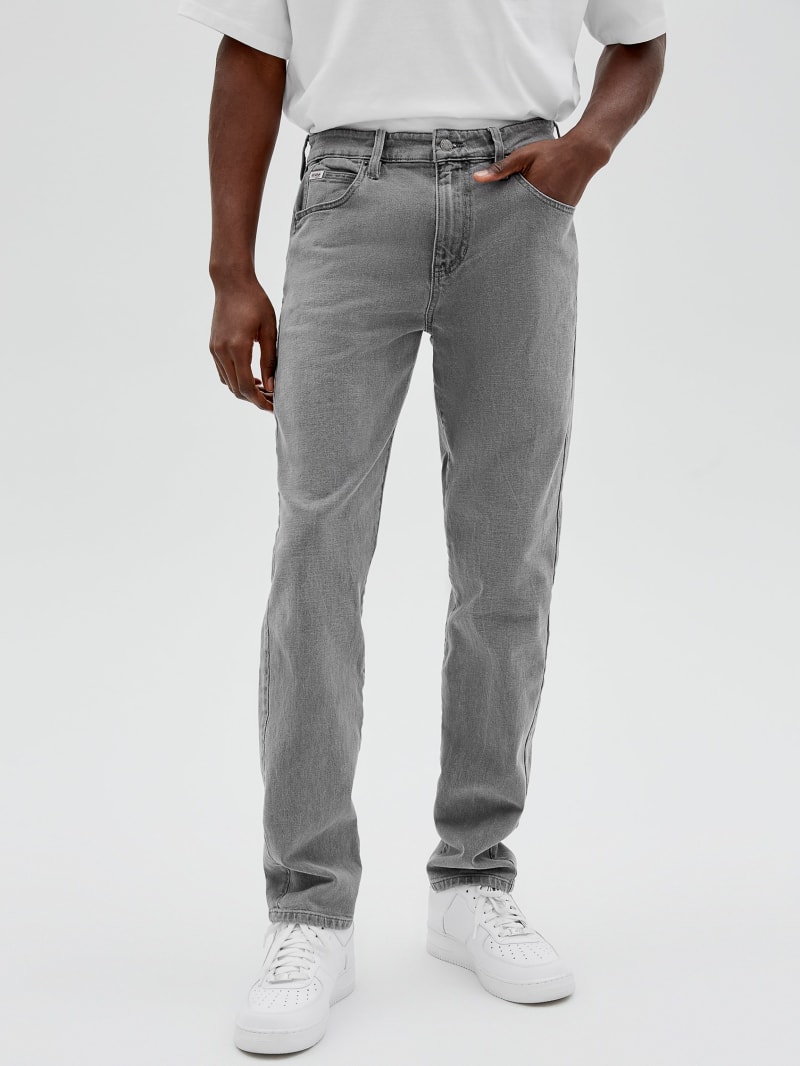 Guess GUESS Originals Kit Straight Jeans - Go Grey Pearl Wash Guess GUESS Originals Kit Straight Jeans - Go Grey Pearl Wash