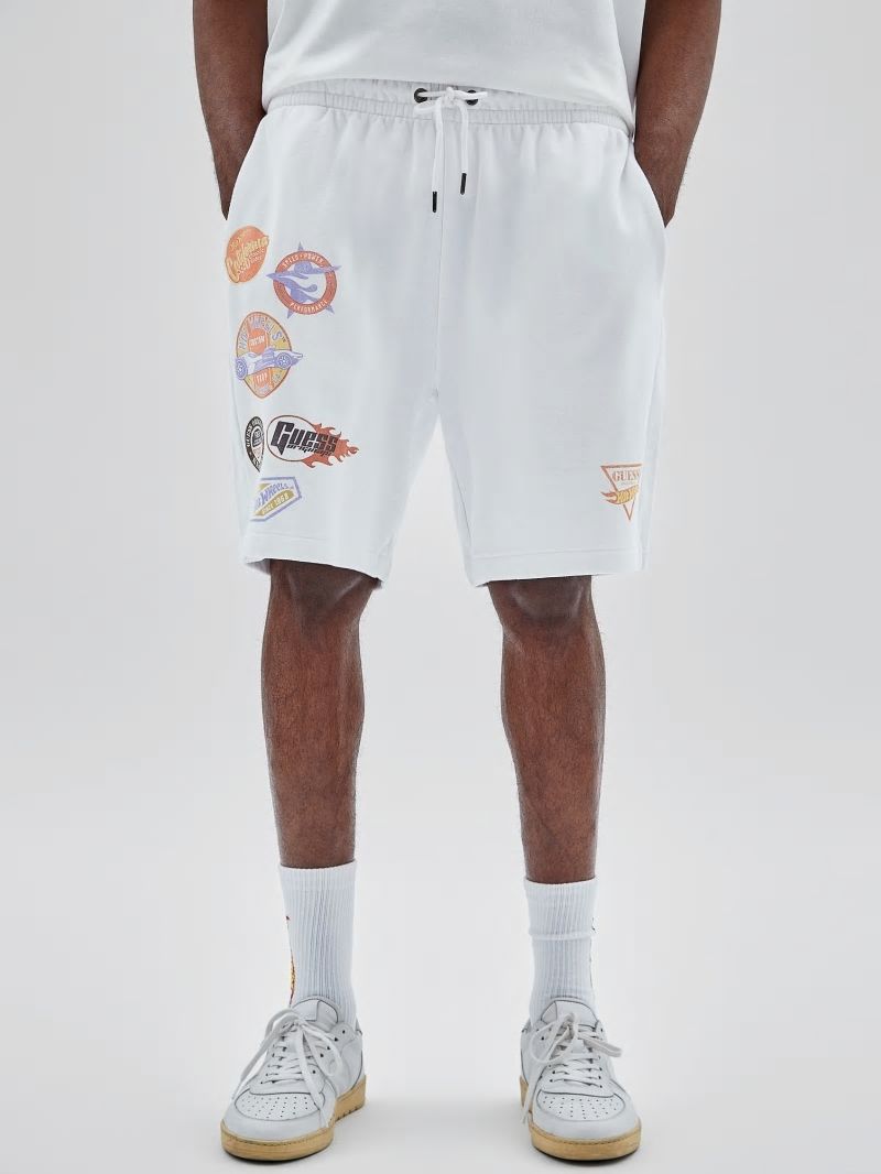 Guess GUESS Originals x Hot Wheels Shorts - Pure White Guess GUESS Originals x Hot Wheels Shorts - Pure White