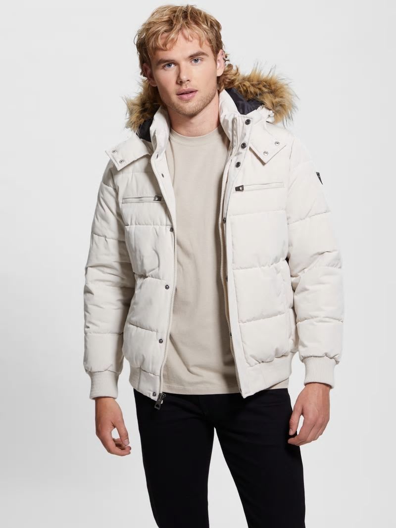 Guess Heavy Flight Puffer Jacket - Dreamy Moon Guess Heavy Flight Puffer Jacket - Dreamy Moon